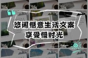 悠闲生活怎么过_抖音文案灵感哪里找