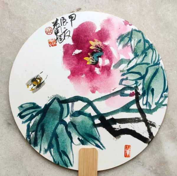 扇面涂鸦艺术是什么_如何入门扇面涂鸦