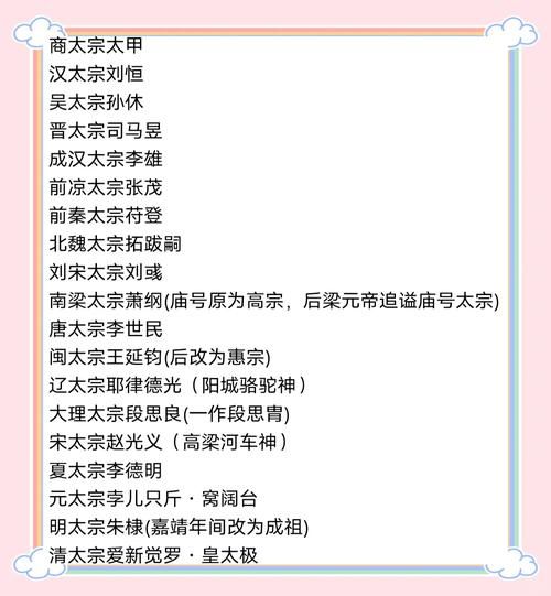 古代历史功绩大全_哪些帝王功绩最常被后人传颂