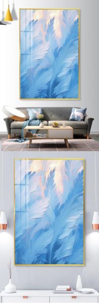 艺术彩色羽毛怎么画_彩色羽毛装饰画教程