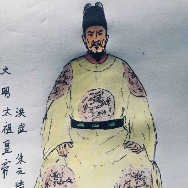 古代人物怎么画_历史想象画大全