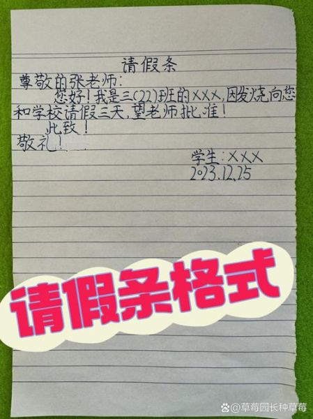 请假理由怎么写_请假条格式模板