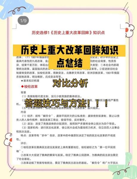 历史选修题大全_如何高效备考