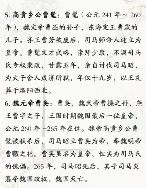 曹魏历史常识大全_曹魏是怎么建立的