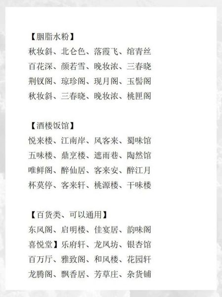 历史客栈名字大全_如何取古风客栈名