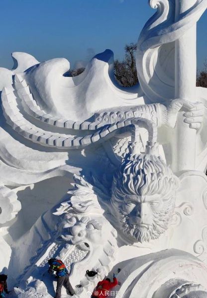 雪雕艺术怎么学_雪雕工具哪里买