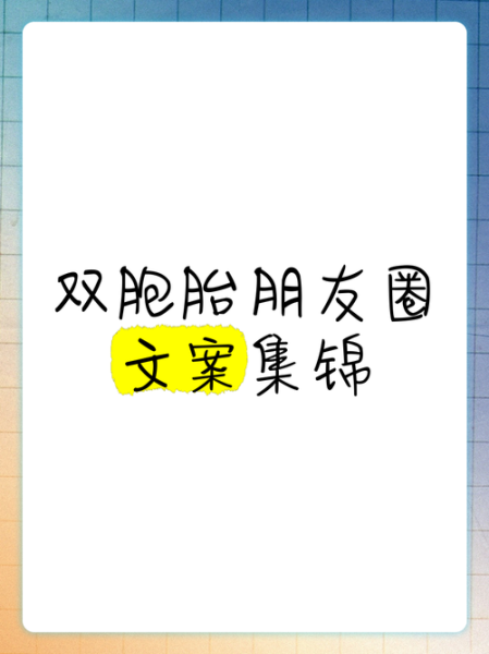 双胞胎文案生活_如何写出共鸣感