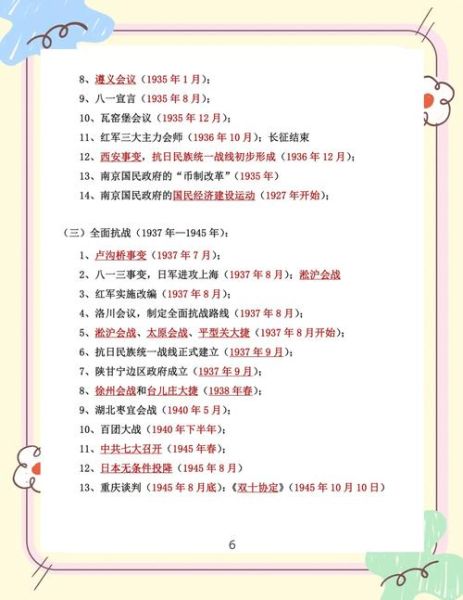 历史周年考点有哪些_如何高效记忆历史周年事件