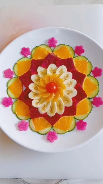 拼盘艺术怎么摆盘_水果拼盘艺术教程