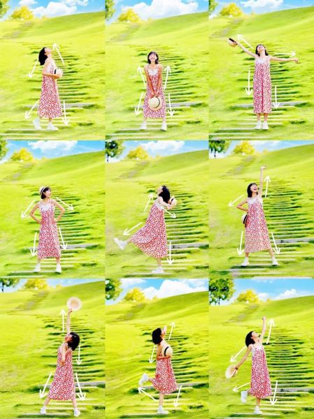 公园拍照穿什么衣服好看_公园拍照姿势怎么摆