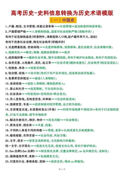 历史题号大全_如何高效利用