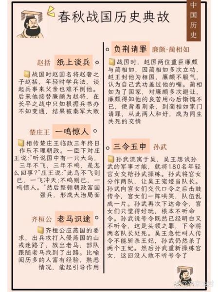 历史趣味典故大全_有哪些冷门典故