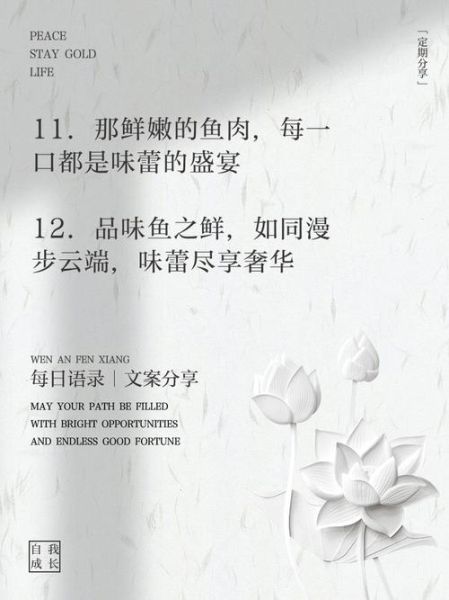 吃鱼艺术文案怎么写_吃鱼文案如何打动味蕾