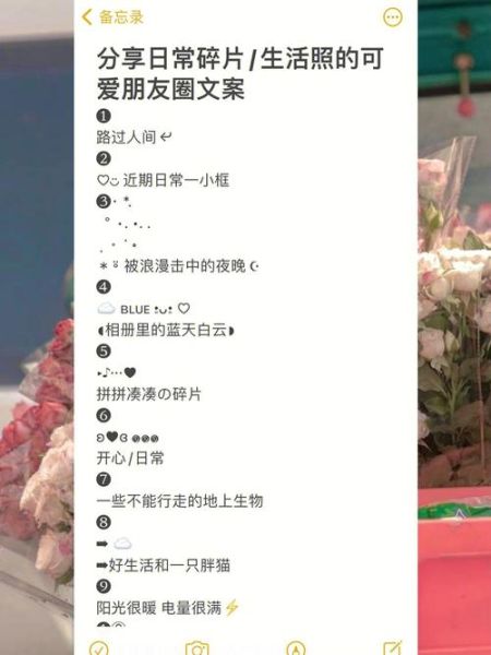 生活碎片文案怎么写_如何与朋友分享日常