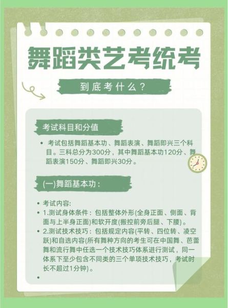 舞蹈艺考考什么_如何高效备考