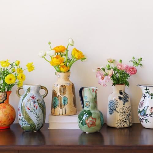 艺术花器怎么选_适合插什么花