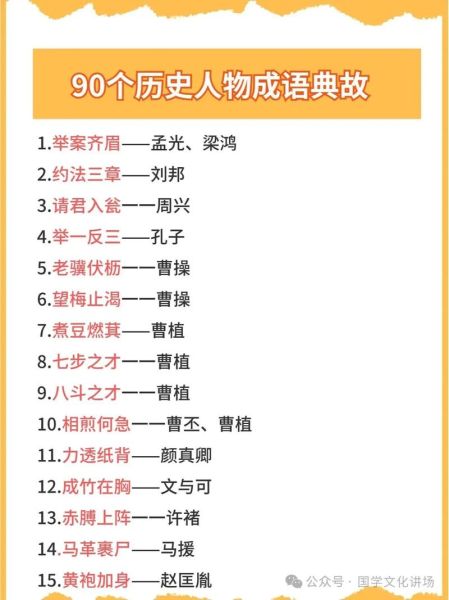 历史典型成语大全_有哪些典故