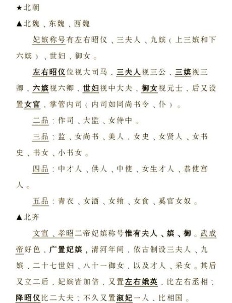 后宫历史大全_古代后宫制度如何演变