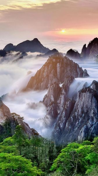 历史名山图片大全_哪些山峰最值得收藏