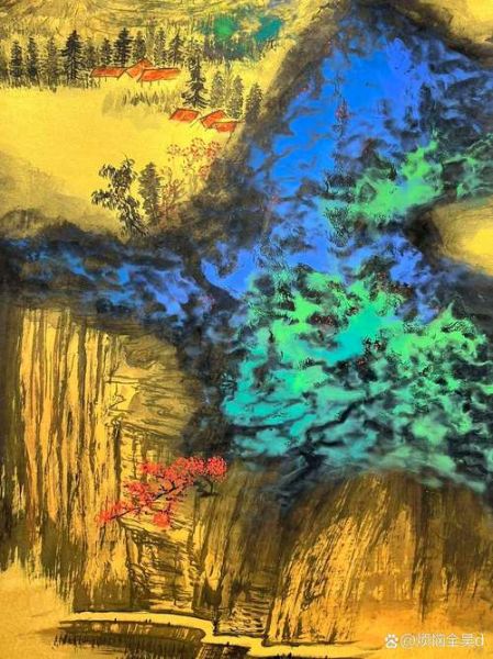 泼彩艺术是什么_泼彩山水画技法