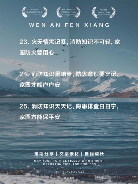 火焰蓝艺术文案怎么写_消防宣传文案有哪些创意