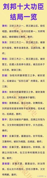 历史功臣有哪些_他们如何改变王朝命运