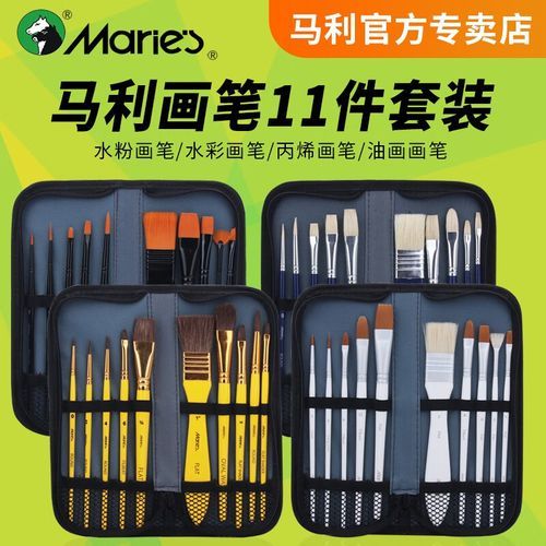 油画入门用什么颜料_初学者怎么选画笔