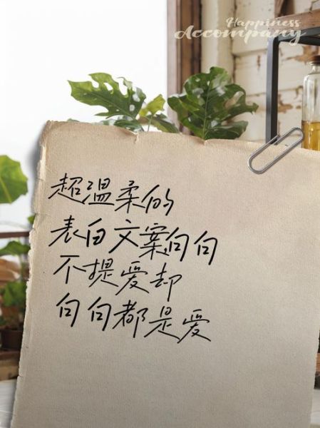 如何用艺术表白语录打动她_艺术表白文案怎么写