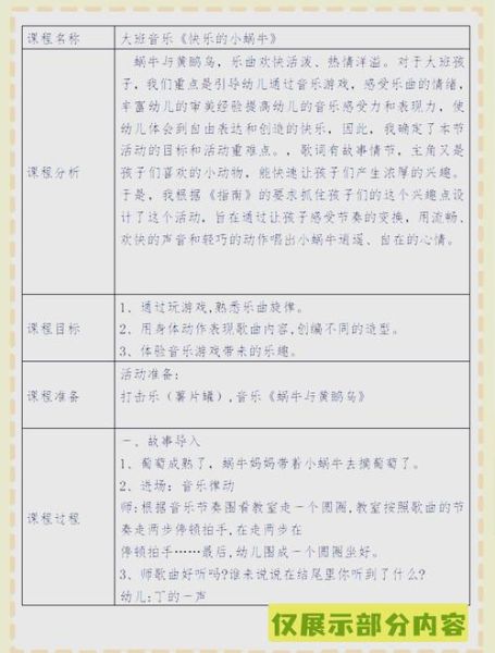 大班艺术音乐教案怎么写_大班音乐活动目标有哪些