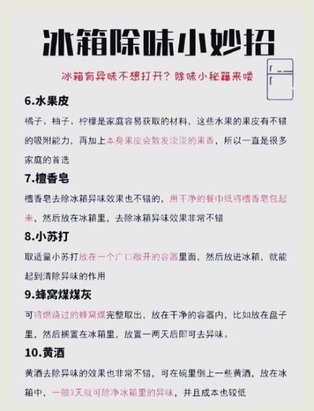 如何快速去除冰箱异味_冰箱除味小妙招