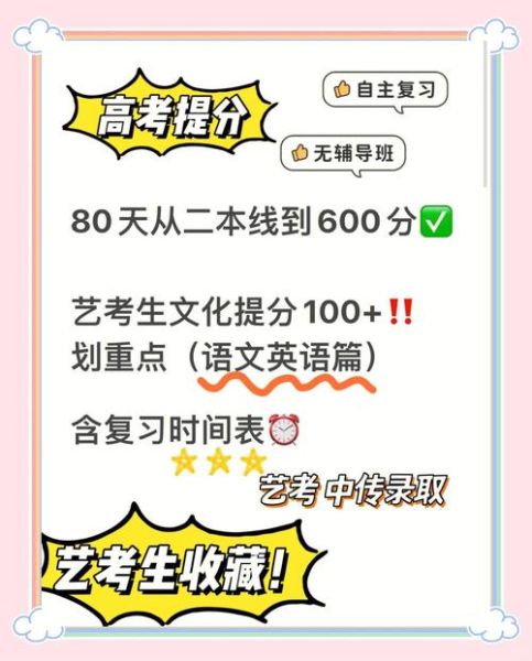 艺术生文化课怎么补_艺考文化课提分方法