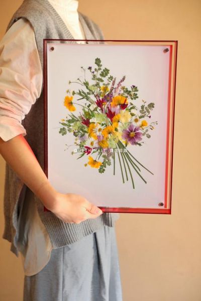 压花艺术怎么做_压花画能保存多久