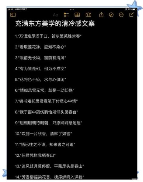 清冷艺术文案怎么写_清冷感文案有哪些特点