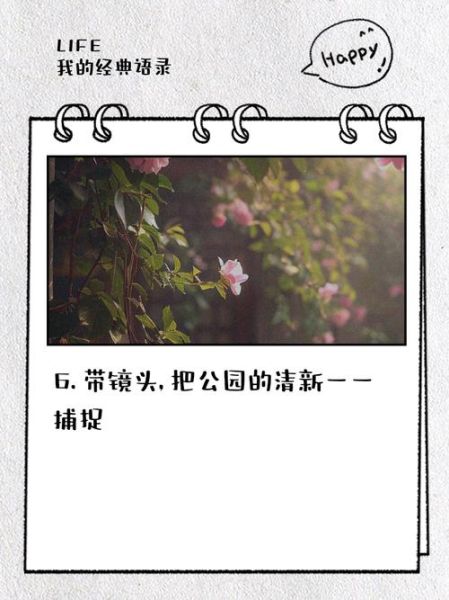 艺术公园拍照文案怎么写_适合发朋友圈的文艺句子